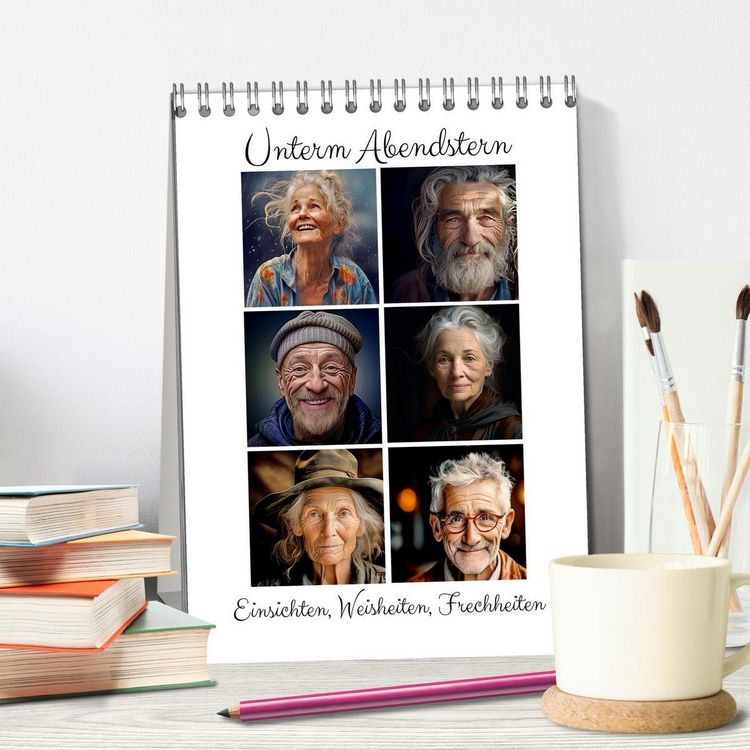 Produktbild: Unterm Abendstern (Tischkalender 2026 DIN A5 hoch), CALVENDO Monatskalender