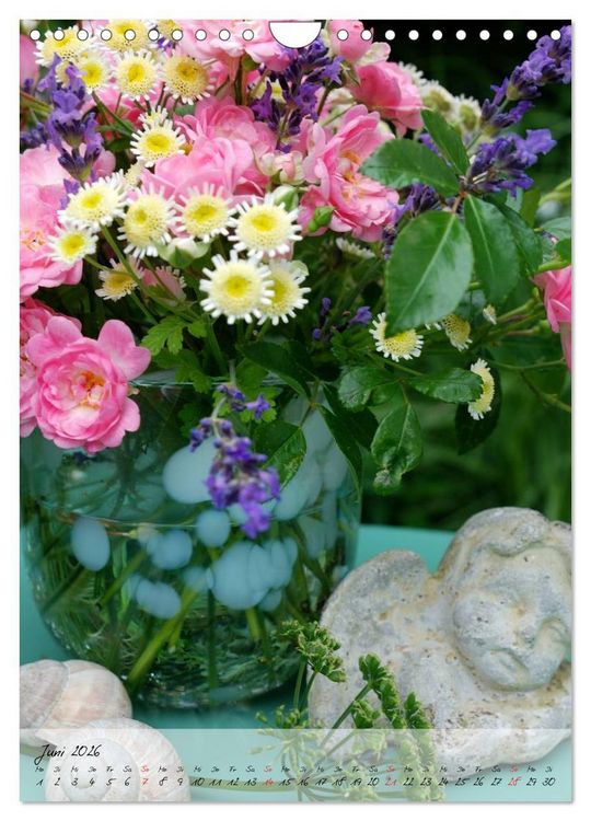 Produktbild: Blumenstr&auml;u&szlig;e aus Garten, Feld und Wald (Wandkalender 2026 DIN A4 hoch), CALVENDO Monatskalender