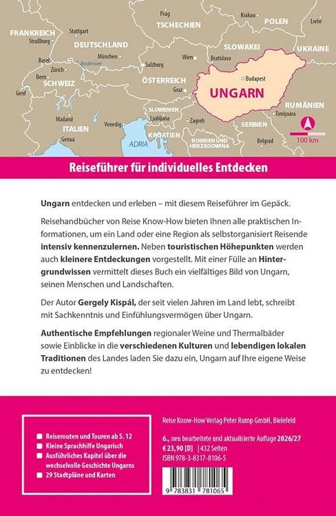 Produktbild: Reise Know-How Reisef&uuml;hrer Ungarn