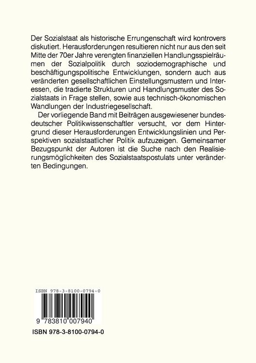 Produktbild: Spaltungen der Gesellschaft und die Zukunft des Sozialstaates