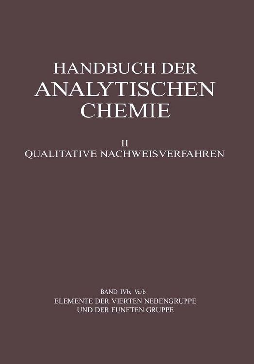 Produktbild: Elemente der Vierten Nebengruppe und der F&uuml;nften Gruppe