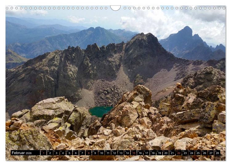 Produktbild: Korsikas wilder Norden. GR20 Impressionen (Wandkalender 2026 DIN A3 quer), CALVENDO Monatskalender