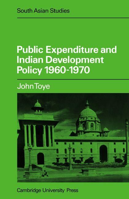 Produktbild: Public Expenditure and Indian Development Policy 1960 70