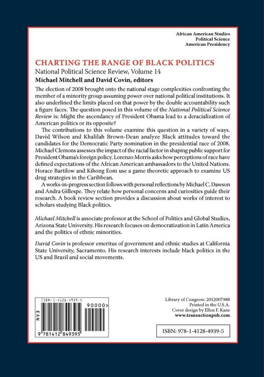 Produktbild: Charting the Range of Black Politics