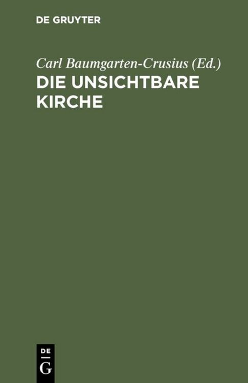 Produktbild: Die unsichtbare Kirche