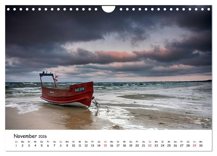 Produktbild: Ostsee Sehnsucht (Wandkalender 2026 DIN A4 quer), CALVENDO Monatskalender