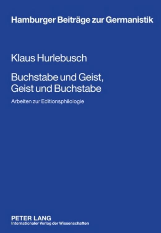 Produktbild: Buchstabe und Geist, Geist und Buchstabe