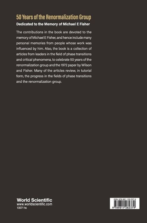 Produktbild: 50 Years Of The Renormalization Group