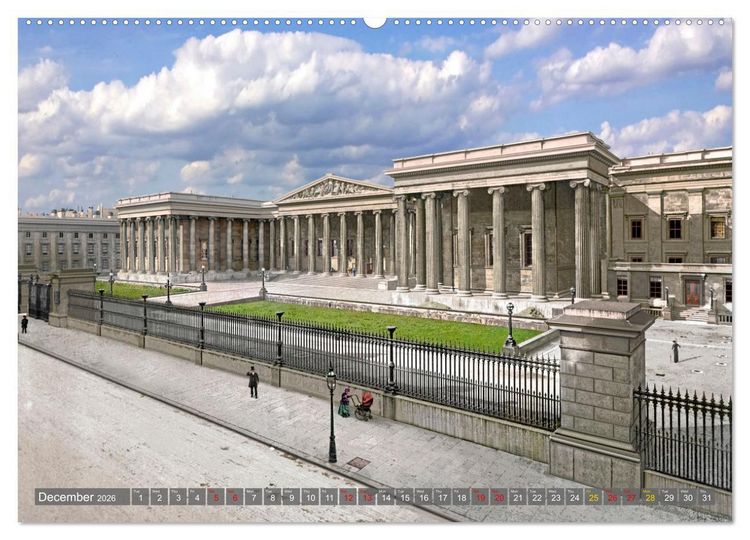 Produktbild: London around 1890-1900 - photos restored and colourised (Wall Calendar 2026 DIN A2 landscape), CALVENDO 12 Month Wall Calendar