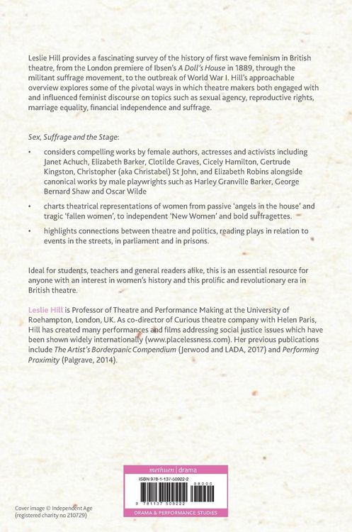 Produktbild: Sex, Suffrage and the Stage