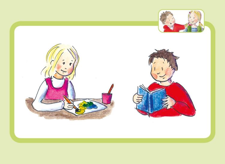 Produktbild: Ich kann S&auml;tze lesen Teil 2 in Sprechsilben mit Dana und Leander