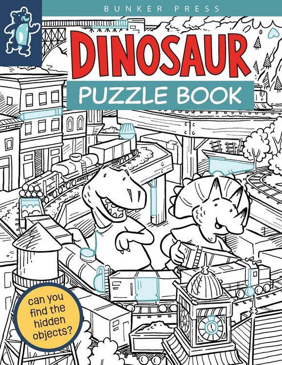Produktbild: Bunker Press Dinosaur Puzzle Book