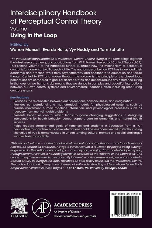 Produktbild: The Interdisciplinary Handbook of Perceptual Control Theory,