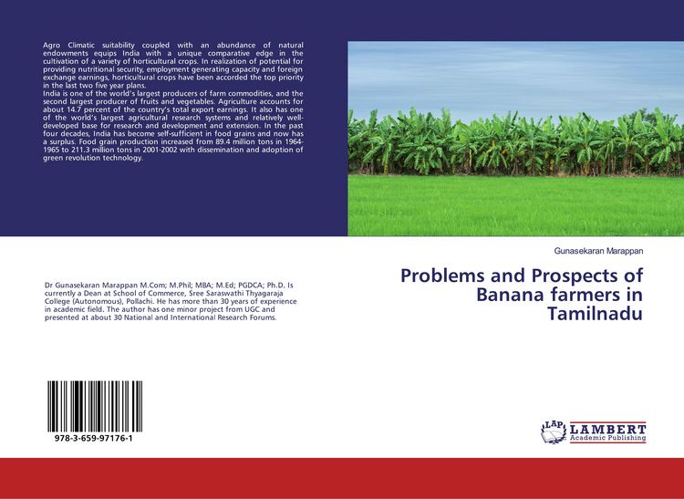 Produktbild: Problems and Prospects of Banana farmers in Tamilnadu
