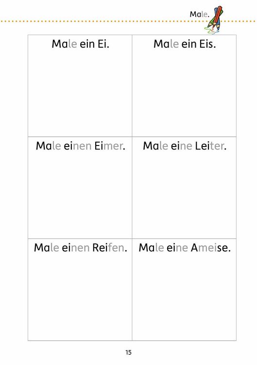 Produktbild: Mein &Uuml;bungsheft Lesen 1. Klasse - Vom Wort zum Satz
