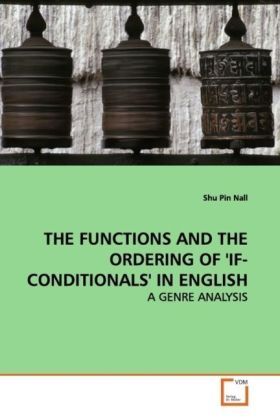 Produktbild: Nall, S: The Functions and The Ordering Of 'if-Conditionals'