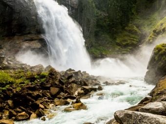 Produktbild: CALVENDO Puzzle Krimml Wasserfall 1000 Teile Puzzle quer | 1000 Teile Lege-Gr&ouml;&szlig;e 64 &times; 48 cm Foto-Puzzle f&uuml;r gl&uuml;ckliche Stunden