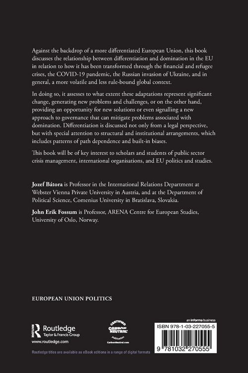 Produktbild: Differentiation and Dominance in Europe's Poly-Crises