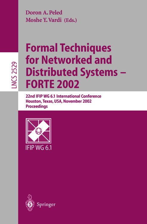 Produktbild: Formal Techniques for Networked and Distributed Systems - FORTE 2002