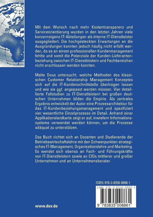 Produktbild: Kundenbeziehungsmanagement f&uuml;r interne IT-Dienstleister