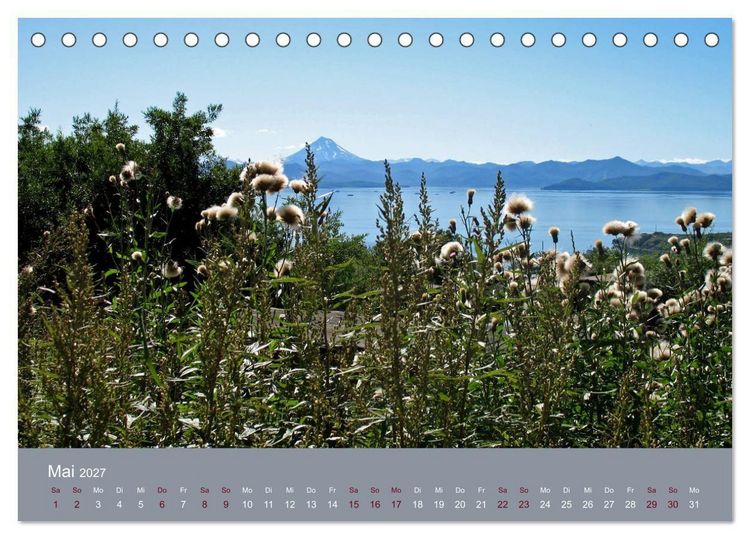 Produktbild: Kamtschatka - Vulkane, Asche, Eis (Tischkalender 2027 DIN A5 quer), CALVENDO Monatskalender