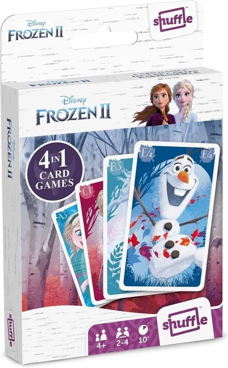 Produktbild: Shuffle 10006570 - Disney Frozen II Die Eisk&ouml;nigin 2, 4in1 Kartenspiel