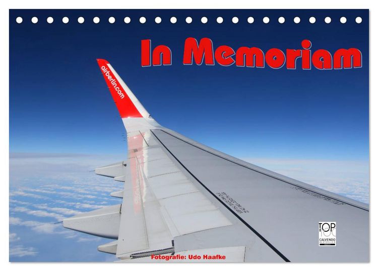 Produktbild: In Memoriam Air Berlin (Tischkalender 2026 DIN A5 quer), CALVENDO Monatskalender