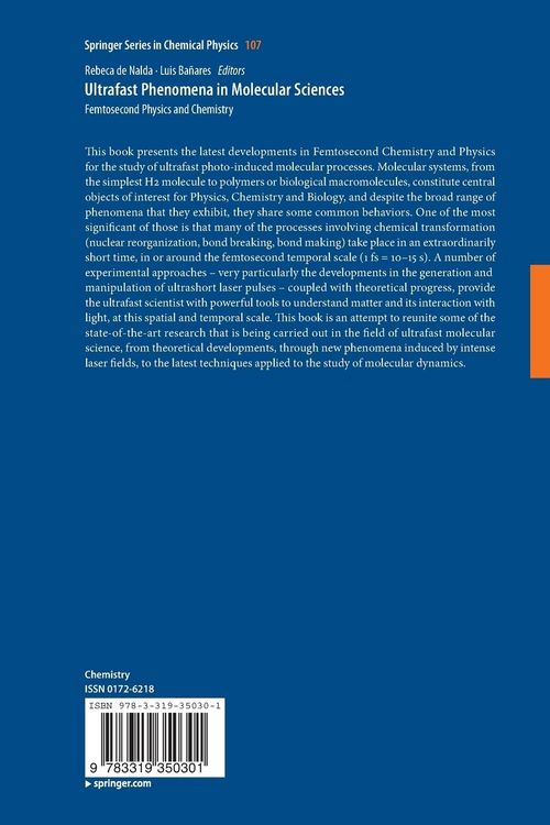 Produktbild: Ultrafast Phenomena in Molecular Sciences