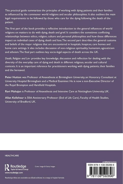 Produktbild: Death, Religion and Law