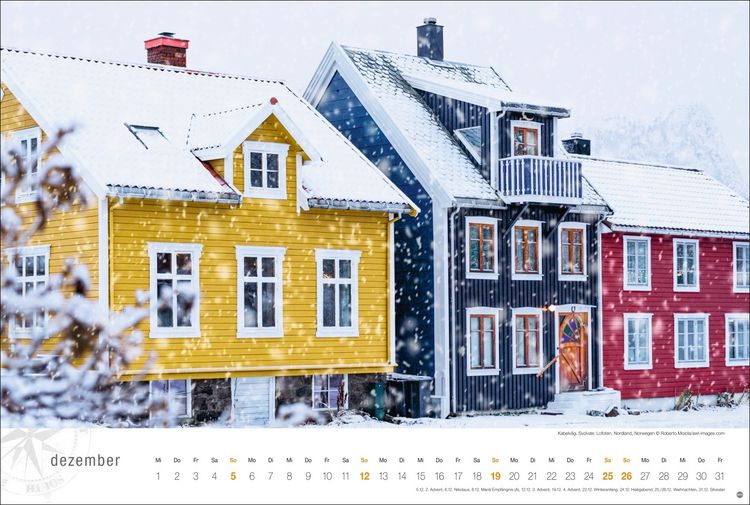 Produktbild: Hurtigruten Globetrotter Kalender 2027 - Von unber&uuml;hrten Fjorden und stillen Bergen