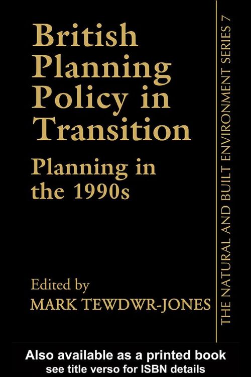 Produktbild: British Planning Policy in Transition