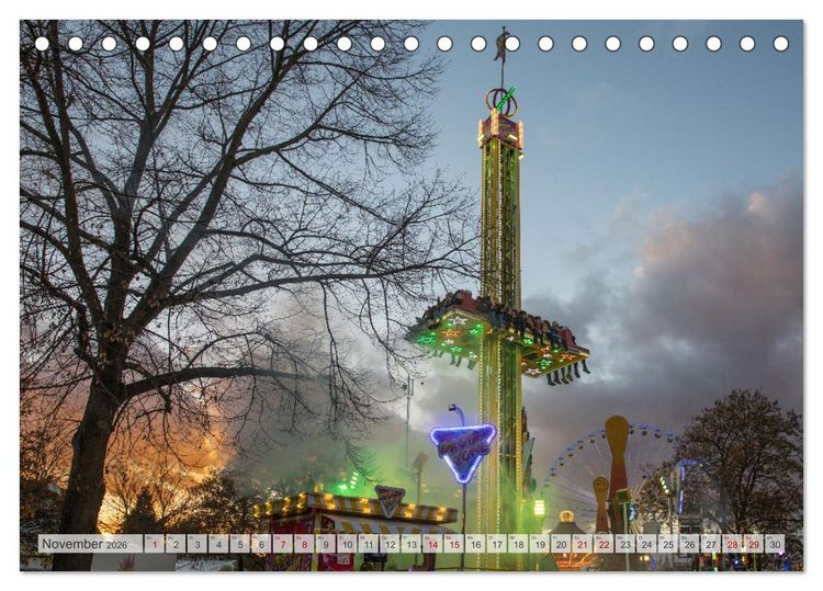 Produktbild: Kirmes Gl&uuml;ck (Tischkalender 2026 DIN A5 quer), CALVENDO Monatskalender