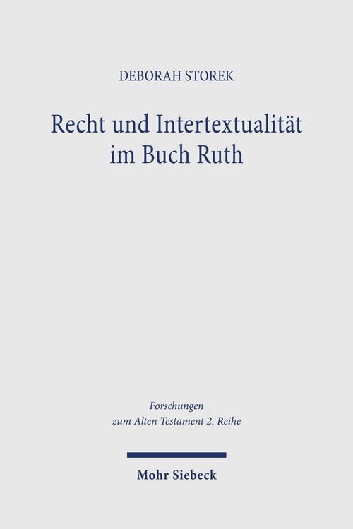 Produktbild: Recht und Intertextualit&auml;t im Buch Ruth