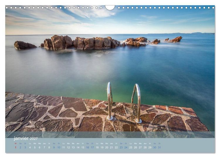 Produktbild: Littoral de la C&ocirc;te d'Azur (Calendrier mural 2027 DIN A3 vertical), CALVENDO calendrier mensuel