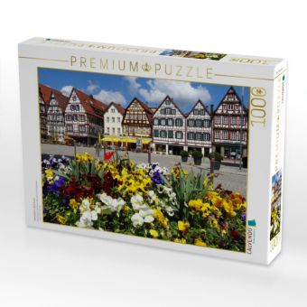 Produktbild: CALVENDO Puzzle Marktplatz in Bad Urach | 1000 Teile Lege-Gr&ouml;&szlig;e 64x48cm Foto-Puzzle f&uuml;r gl&uuml;ckliche Stunden