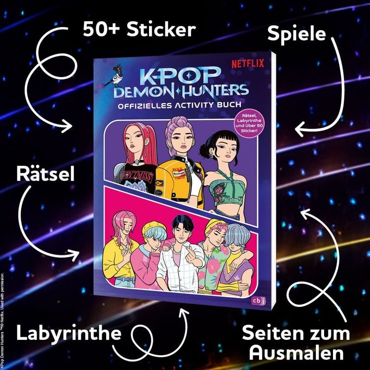 Produktbild: KPop Demon Hunters &ndash; Offizielles Activity Buch