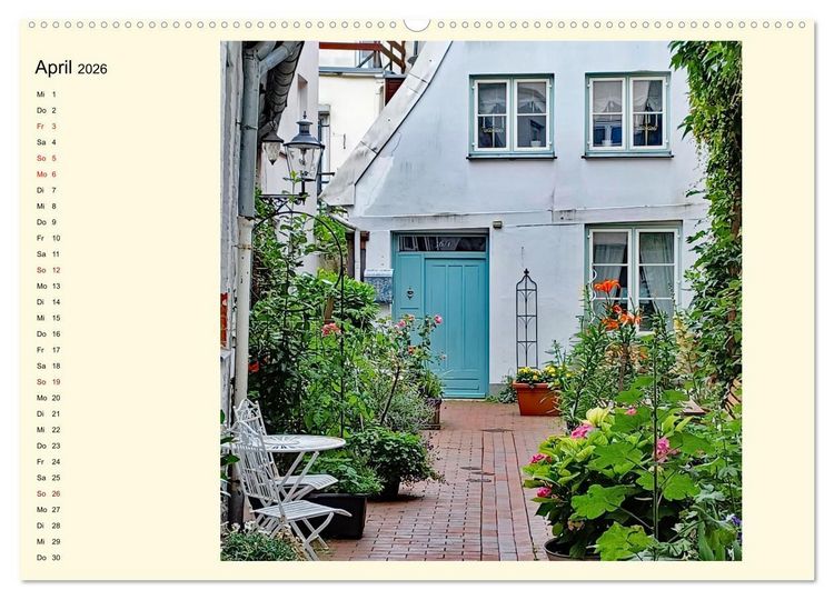 Produktbild: L&uuml;beck, Stadt auf der Insel (Wandkalender 2026 DIN A2 quer), CALVENDO Monatskalender