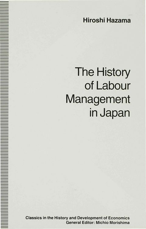 Produktbild: The History of Labour Management in Japan