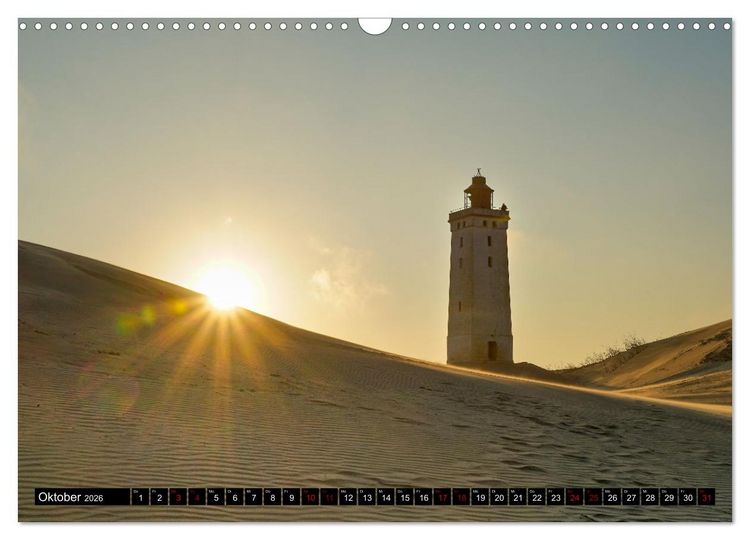 Produktbild: Rubjerg Knude Fyr - Ein Leuchtturm auf Abwegen (Wandkalender 2026 DIN A3 quer), CALVENDO Monatskalender