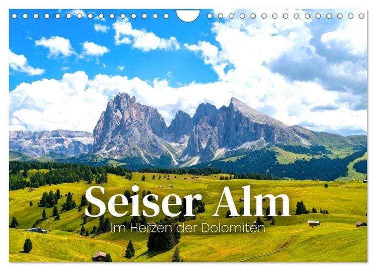 Produktbild: Seiser Alm - Im Herzen der Dolomiten. (Wandkalender 2026 DIN A4 quer), CALVENDO Monatskalender