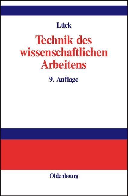 Produktbild: Technik des wissenschaftlichen Arbeitens