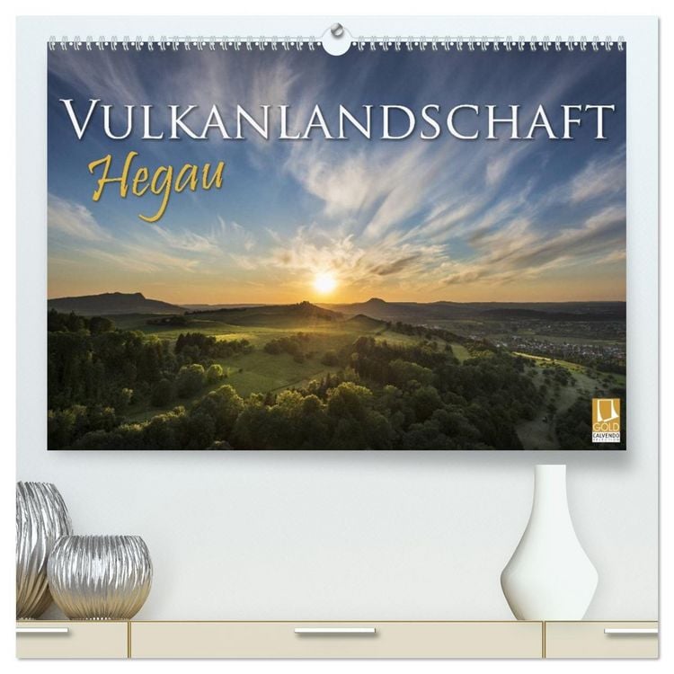 Produktbild: Vulkanlandschaft Hegau 2026 (hochwertiger Premium Wandkalender 2026 DIN A2 quer), Kunstdruck in Hochglanz