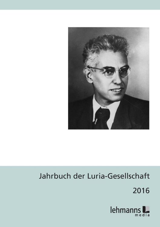 Produktbild: Jahrbuch der Luria-Gesellschaft 2016