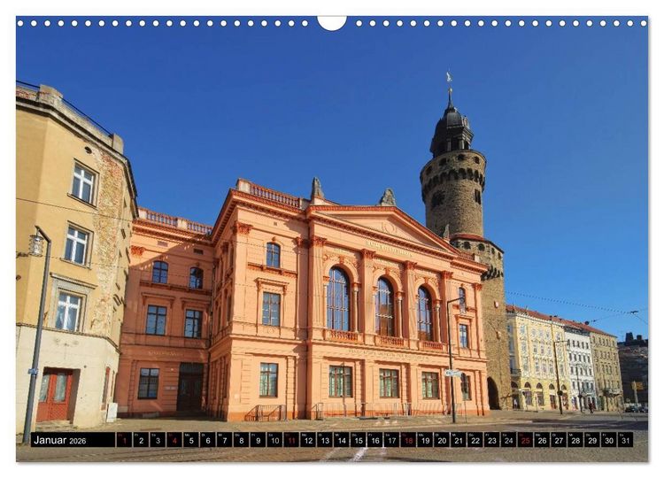 Produktbild: G&ouml;rlitz - Die Perle Niederschlesiens (Wandkalender 2026 DIN A3 quer), CALVENDO Monatskalender