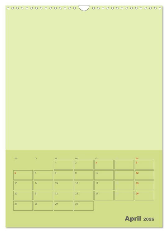 Produktbild: Bastel Terminkalender (Wandkalender 2026 DIN A3 hoch), CALVENDO Monatskalender