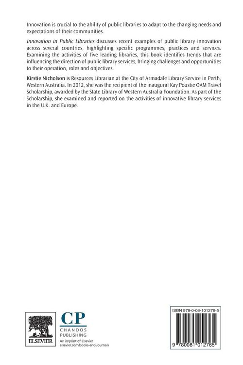 Produktbild: Innovation in Public Libraries