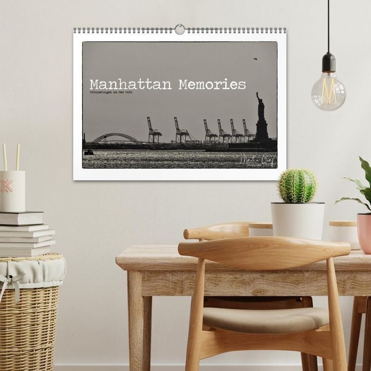 Produktbild: Manhattan Memories - Erinnerungen an New York (Wandkalender 2026 DIN A3 quer), CALVENDO Monatskalender
