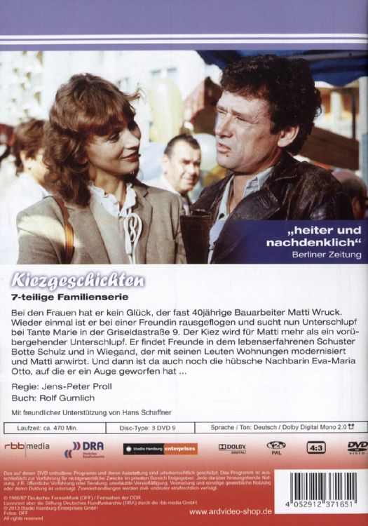 Produktbild: Kiezgeschichten - DDR TV-Archiv [3 DVDs]
