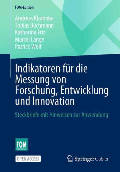 Produktbild: Indikatoren f&uuml;r die Messung von Forschung, Entwicklung und Innovation