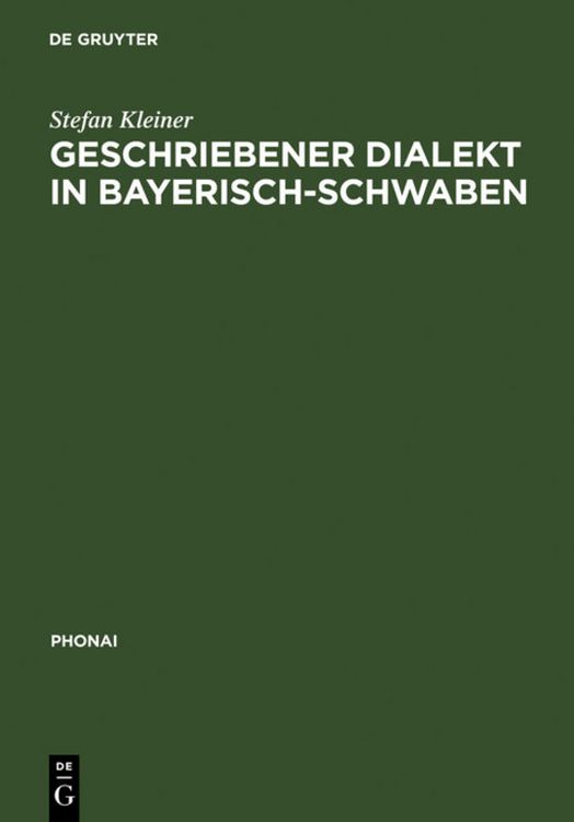 Produktbild: Geschriebener Dialekt in Bayerisch-Schwaben